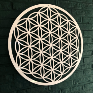 Flower of Life acryl wit 59 cm Coach Bianca de Jong
